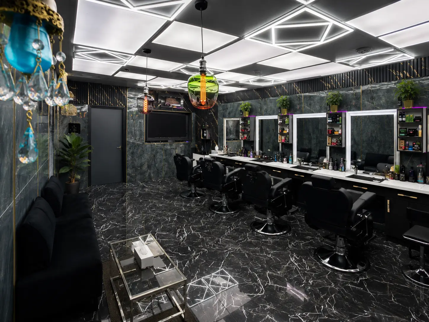 Inside Heston Cut and Barbers
