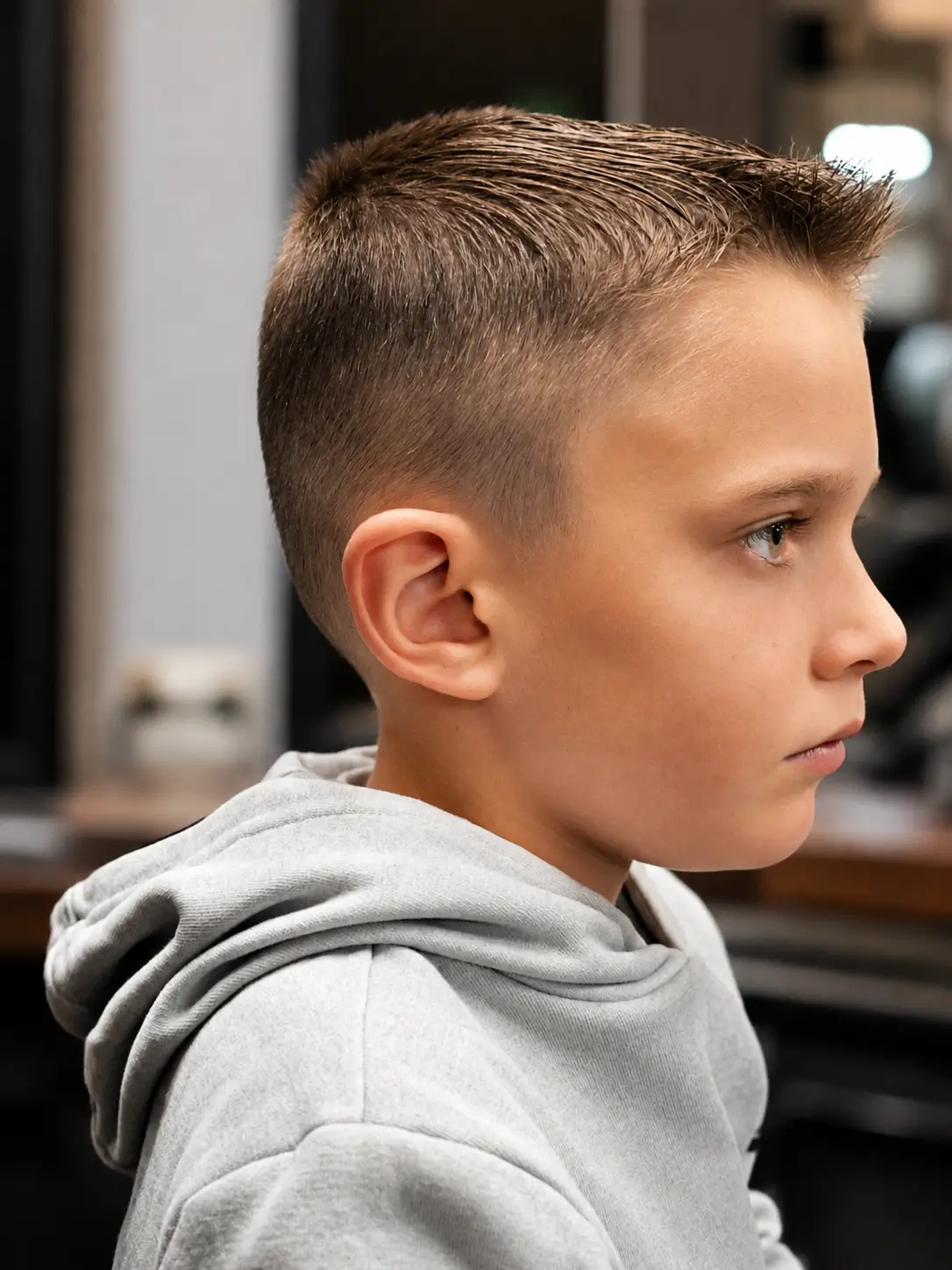 Studio KGB haircut in progress