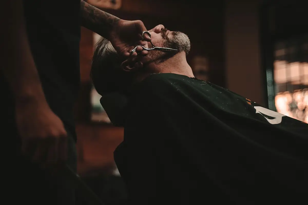 Studio KGB hot towel and shave service